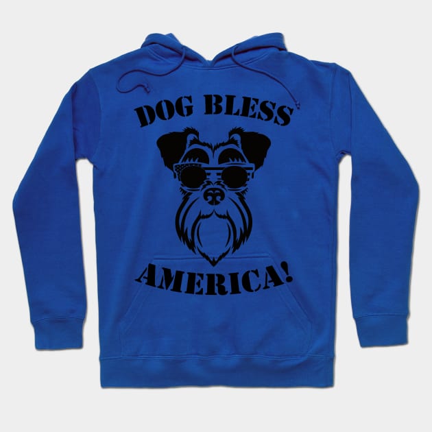 DOG BLESS AMERICA Hoodie by Jackies FEC Store